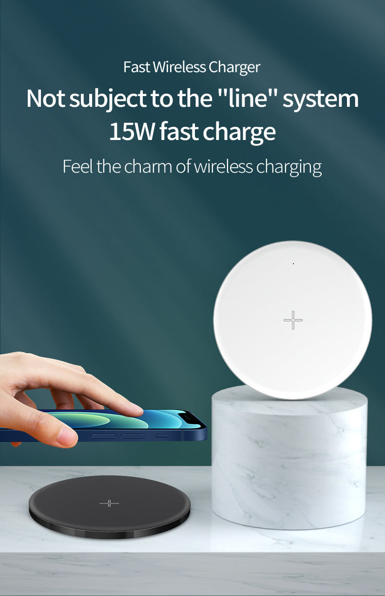 Gift 15W 5W Qi wireless charger pad 80