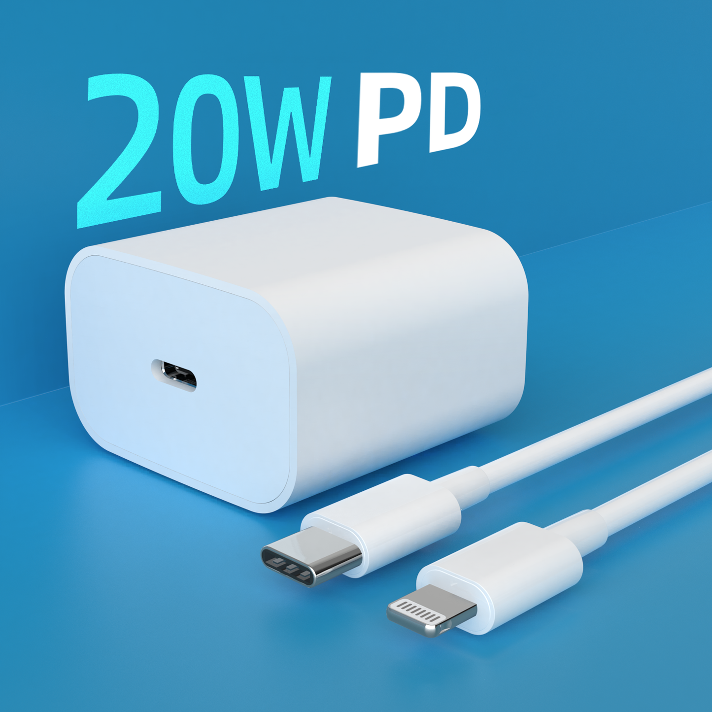 PD 20W single C port US adapter EU Plug phone chargers wholesale with ETL FCC certificate