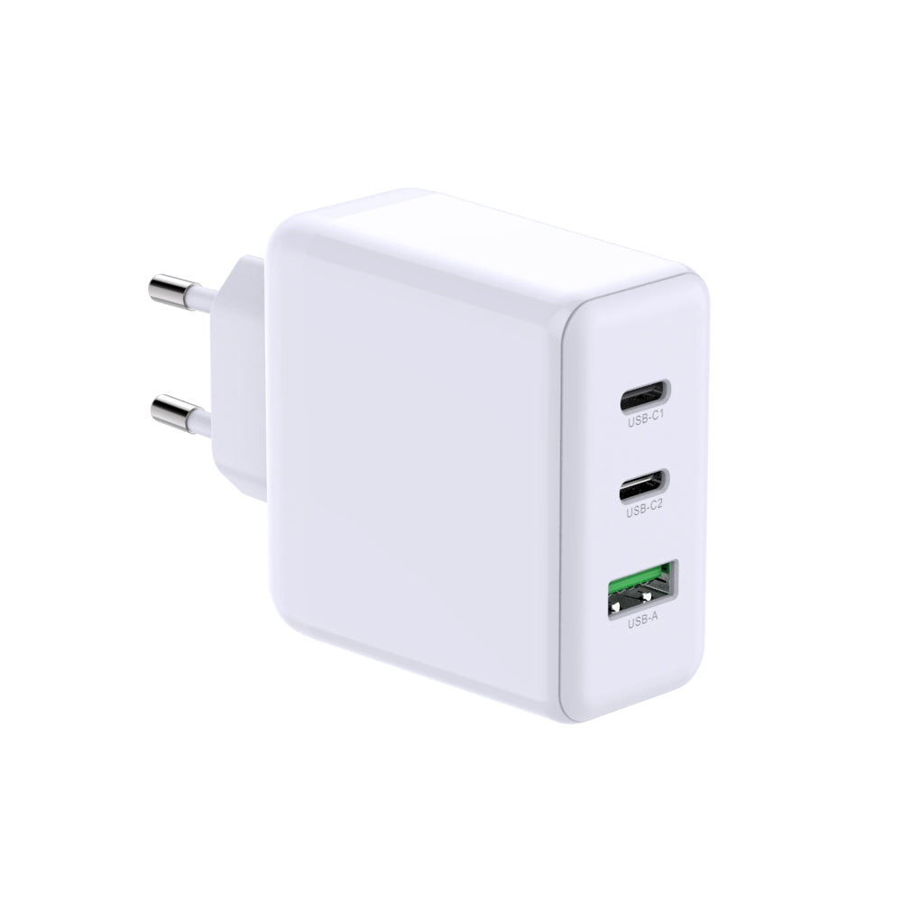 PD65W+QC3.0 60W wall charger 2C+A 3 ports phone charger for MacBook pro charger usb-c