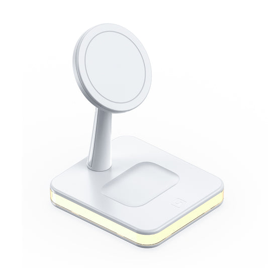 Magnetic 2-in-1 wireless charger with night light 992