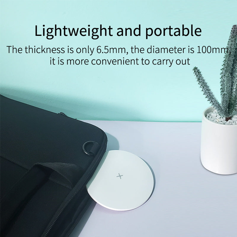 ultra-thin 15W fast charging round wireless charger pad 61