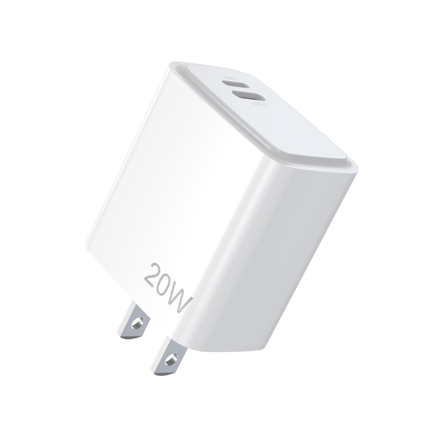 PD20W PD Quick Charge 20W charger US adapter Suitable for Apple Huawei mobile phone reversible compatible charging plug