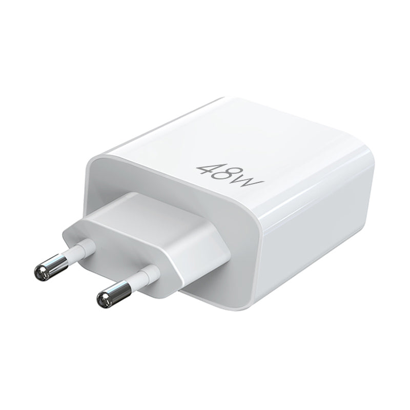 PD48W fast charger dual port QC3.0 48W adapter for iphone and macbook usb c quick charger