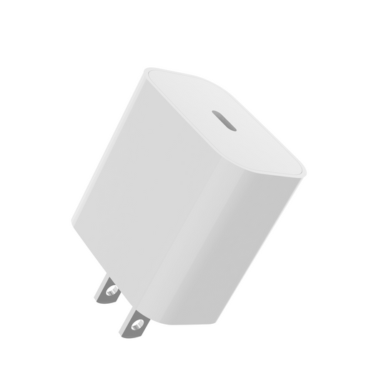 PD 20W single C port US adapter EU Plug phone chargers wholesale with ETL FCC certificate