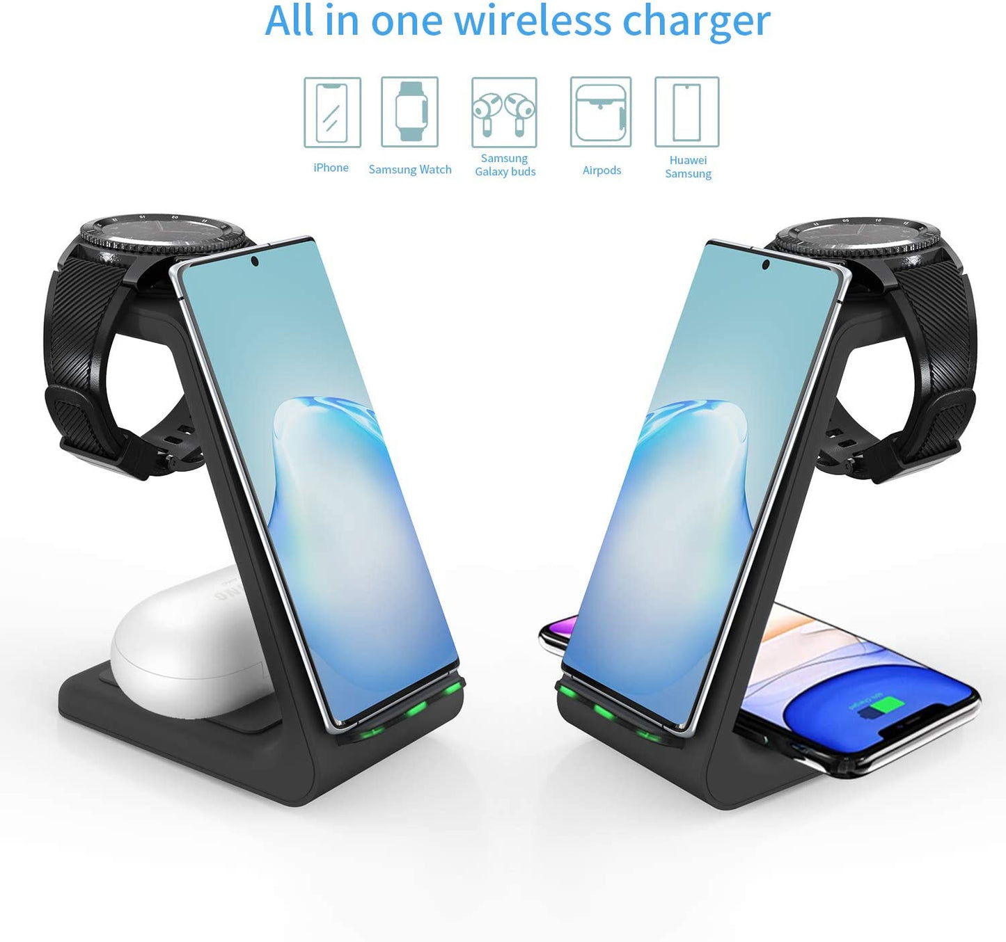 Hot selling 3 in 1 wireless charger T3