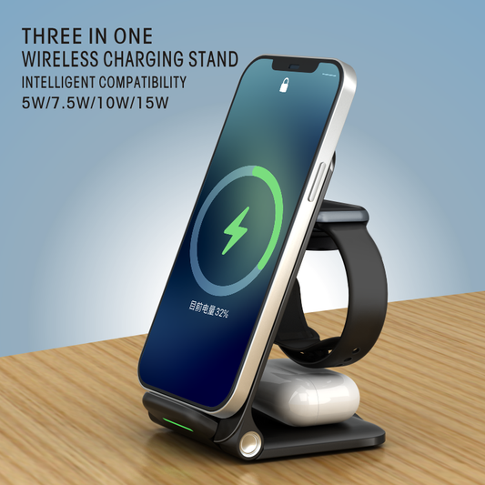 15W folding 3 in 1 wireless charger NO.76