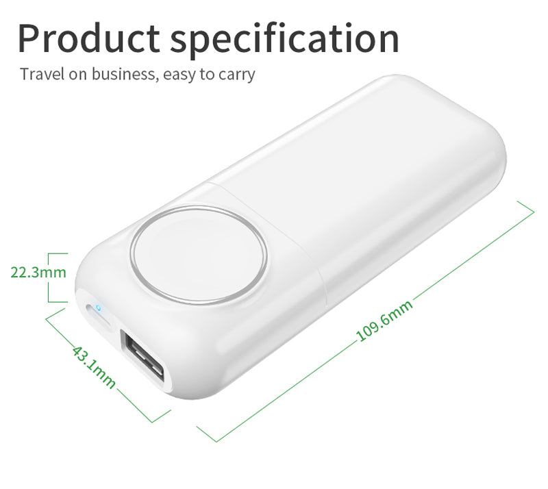 Power bank for iWatch 1 2 3 4 5 6 7 Series USB Magnetic Smart Watch Charging Cable for iWatch charging stand