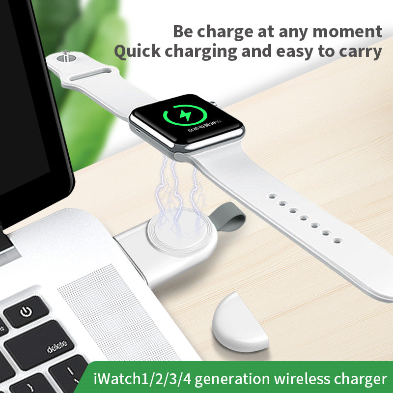 Mini  pocket Usb Port Wireless Watch Charger  For iwatch Series 847