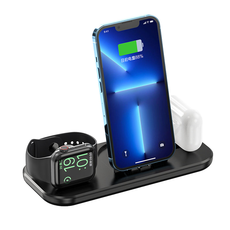 Fast 3 in 1 Wireless Charger doce base for iPhone A32