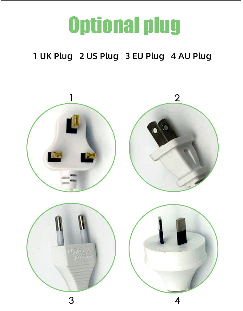 Multi 4 port USB plug charger power strip Spot multi-port USB charger PD20W Fast charge Travel charge 40W high power QC3.0 fast charge