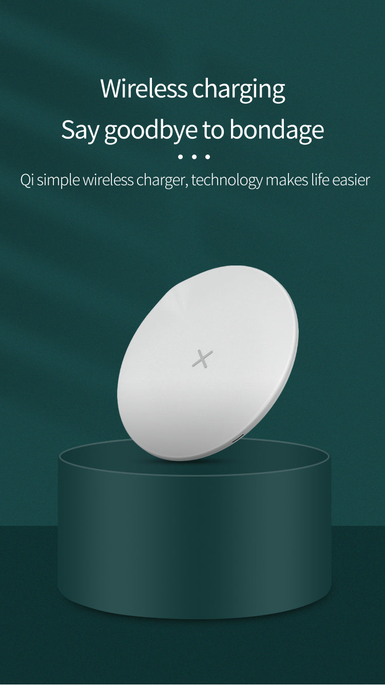 ultra-thin 15W fast charging round wireless charger pad 61